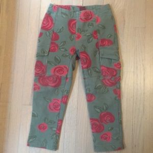 Tea rose cargo sweats
